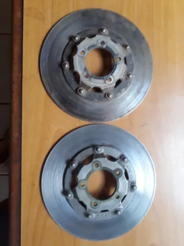 PAR DISCO CB450 ORIGINAL HONDA (SEM RETÍFICA)