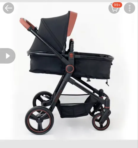 Carrinho, bebê conforto + base 