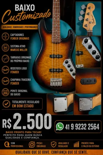 Contra fender baixo customizado