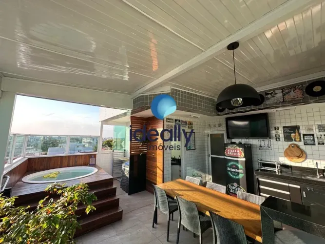 COBERTURA DUPLEX MODERNA NO BAIRRO ITAPOÃ 4 QUARTOS, 3 VAGAS E ESPAÇO GOURMET