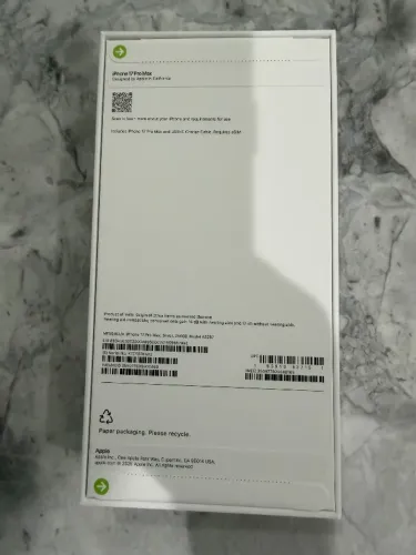Iphone 17 pro max 256gb