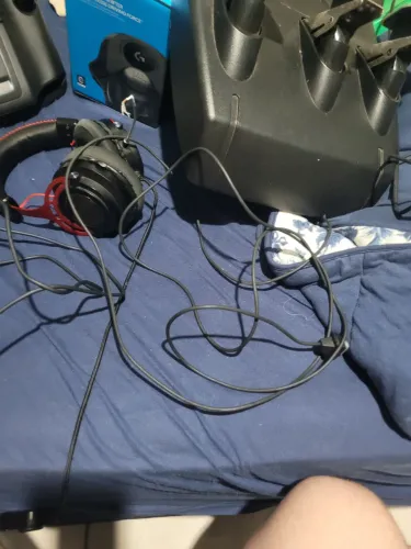 Volante logitech + câmbio 
