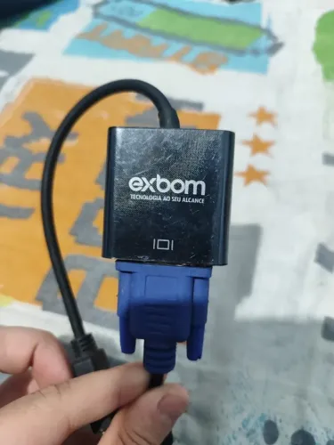 Adaptador HDMI Para VGA Exbom CC-HVA60 + Cabo VGA