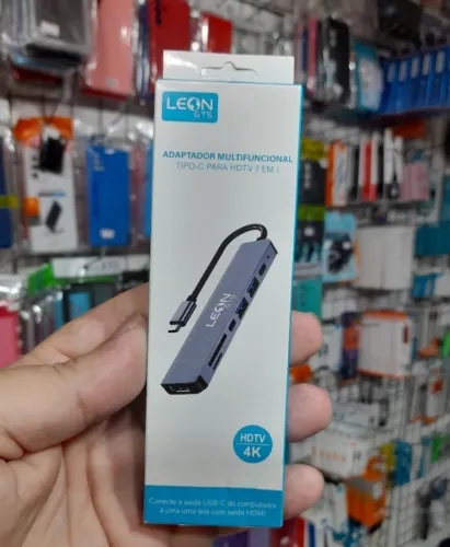 Adaptador Multifuncional Tipo C para HDTV 7 em 1