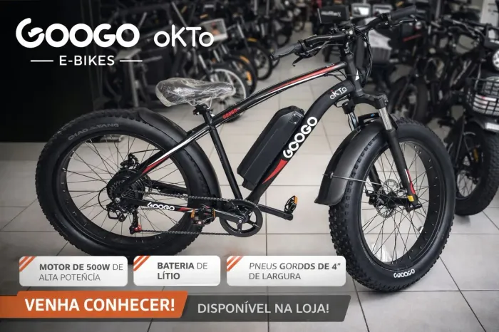 Bicicleta elétrica OKITO 500w