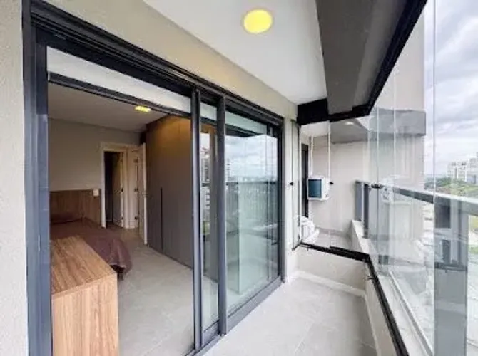 Apartamento mobiliado em Alphaville com 2 dormitórios sendo 1 suíte para alugar, 75 m² por