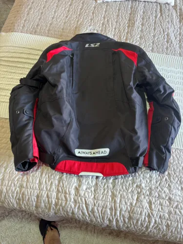 Jaqueta LS2 Serra Evo Black Red Masculina