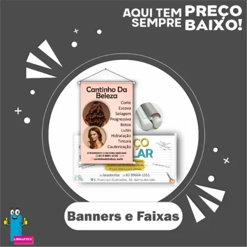 Banner e faixa em lona: resistência e impacto visual