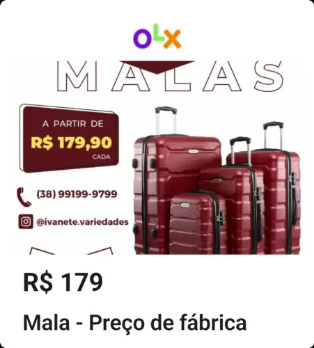 Malas - bordo, P, M, G, GG - Mochilas