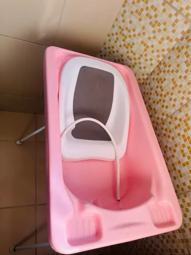 Banheira Galzerano com suporte dobrável e redutor 