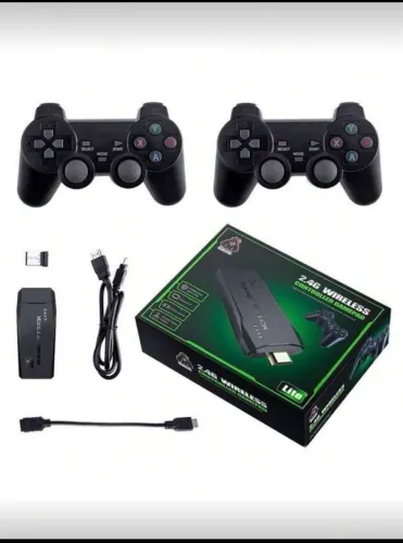Game stick com 2 controles