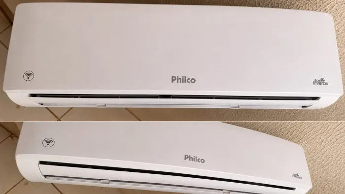 Vendo ar-condicionado Philco Eco Inverter, 9.000 BTUs, com conectividade Wi-Fi.