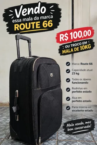VENDO MALA DE 23KG OU TROCO EM OUTRA MALA DE 10KG