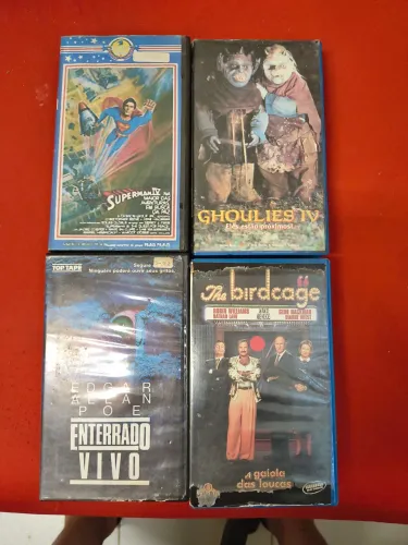Lote fitas VHS antigas