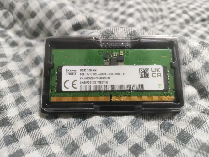 Memória ram sk hynix ddr5 sodimm 8gb
