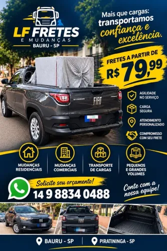 Pequenos fretes, carretos, entregas