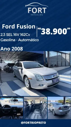 Ford Fusion SEL 2.3 16V 162cv Aut. 2008