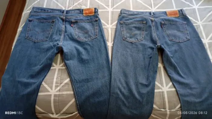  Kit 2 Calças Jeans Levi's Originais (Tam 44 e 46 BR) - Compradas no Canadá