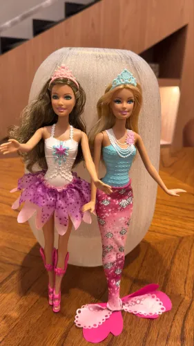 (UNITÁRIO )Bonecas Barbie Mix & Match 2014 (Sereia E Fada Princesa)