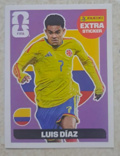 Luiz Díaz Extra Sticker Bordô Panini