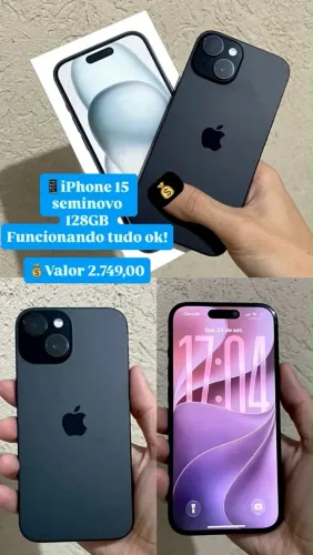 iPhone 15 semi novo