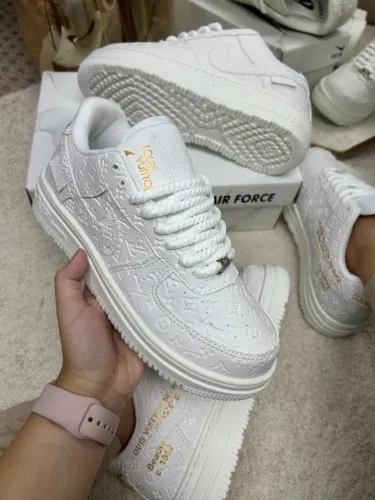 Tênis Branco Airforce Nike LV linha Premium 
