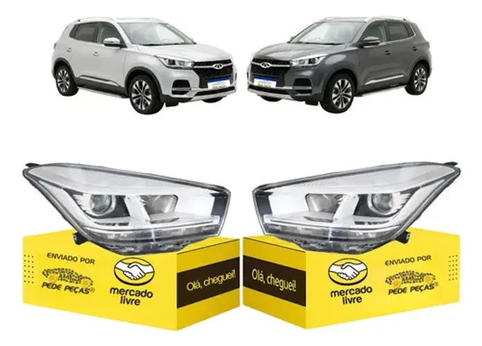 Par Sinaleira Farol Chery Tiggo 5x 2021 2022 Novo Elétrico Ambos Lados