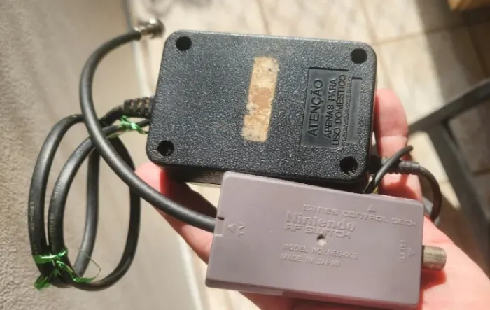 Fonte Original Bi volt Super Nintendo 110/220 e Cabo RF Original