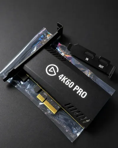 Placa de Captura Elgato 4K60 Pro Mk2 PCIe 4K60 HDR, raríssima no BR (usada, ótimo estado)