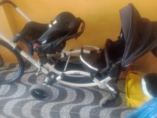 Carrinho de bebê duplo para Gêmeos