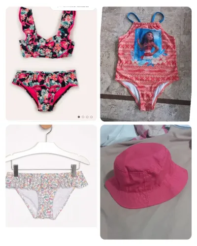 Kit 05 peças praia biquini tam 06