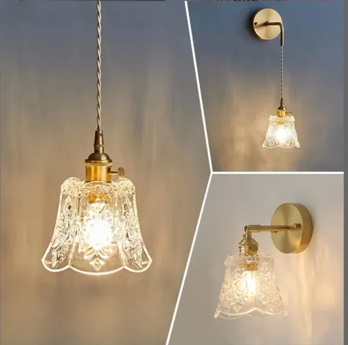 Luminária Pendente Clássica em Vidro