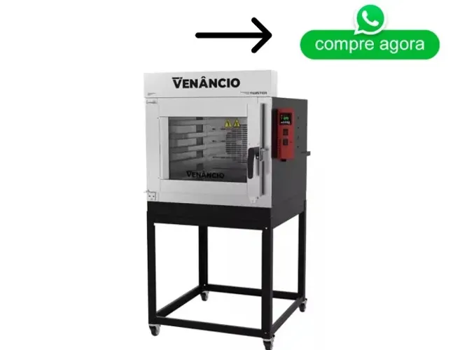 Forno Turbo 5 Esteiras a Gás Venâncio Novo