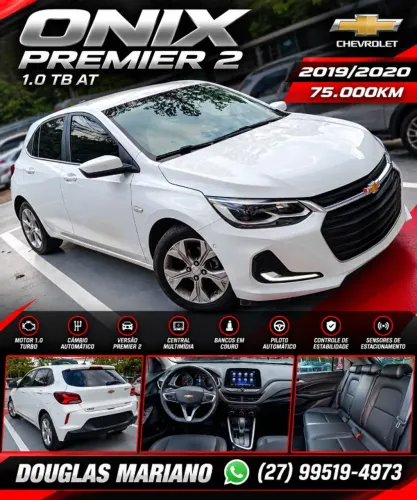 Chevrolet Onix Hatch Premier 1.0 12V TB Flex Aut. 4P 2020