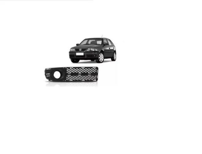 Moldura Grade Parachoque Farol Milha Gol g3 Com Furo milha