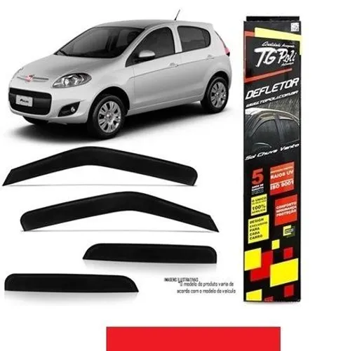 Calha Defletor De Chuva Fiat Palio G5 12/17 (4 Portas) sdsdf
