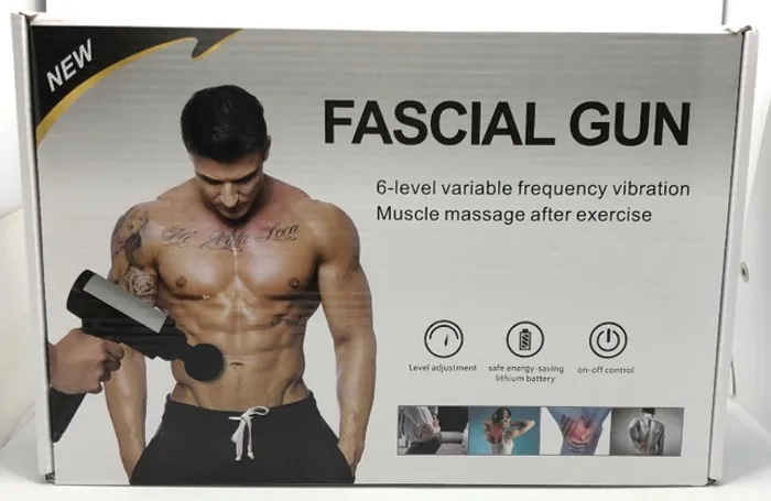 Massageador Muscular Tipo Pistola Fascial Gun Tonificação Muscular Novo na Caixa