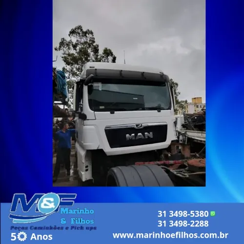 Sucata Man TGX 29.480 6X4 2019 (Venda de Peças)