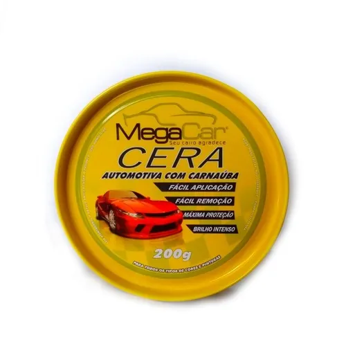 Cera automativa com carnaúba MegaCar 