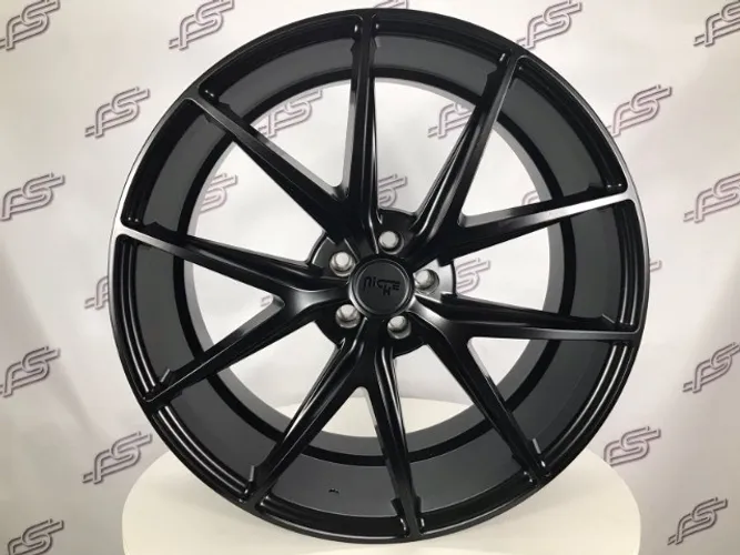 Rodas Niche Misano Preto Semi-Brilho 5x108 - 22x9 aro 22 tala 9