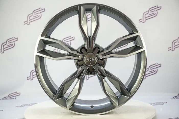 Rodas Audi Rs3 Grafite Diamantado 5x112 - 20x8,5 aro 20 tala 8,5