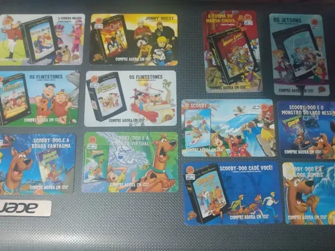 Coleção Telefónica Hanna Barbera com 12 cartoes