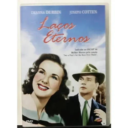 DVD Laços Eternos. ITEM RARO. SEMINOVO. Deanna Durbin, Joseph Cotten