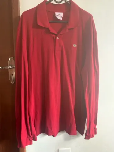 Camisa Lacoste Manga Longa Tamanho 6