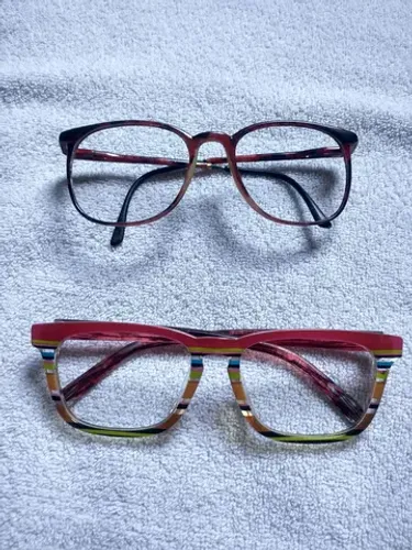Armação de óculos feminino 2 peças lindas em boas condições 