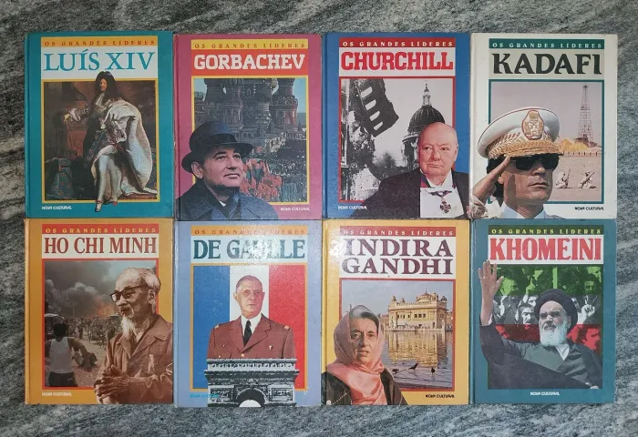 Coleção Os Grandes Líderes, 8 livros