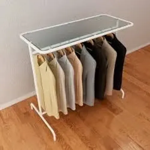 Mesa Casaqueira Simples com Vidro