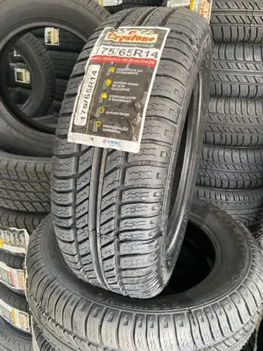 Pneu CRYSTONE aro 175/65/14 REMOLD vipal