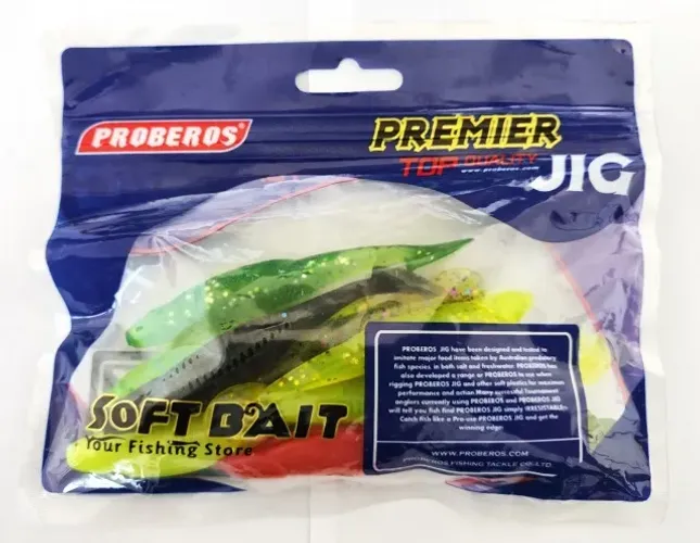 10 Isca Jig Soft Bait Silicone