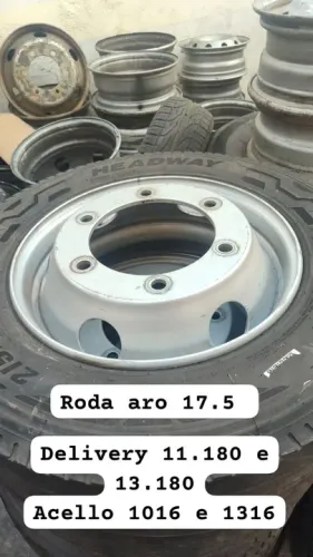 Roda Aro 17,5 Delivery 11.180, 13.180, Accelo 1016 e 1316